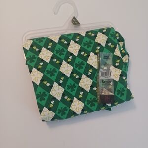 NEW Nobo Ankle Length Shamrock Print Leggings Sz L/XL